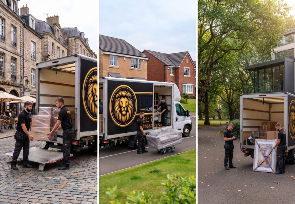 Flat removal company moving household items